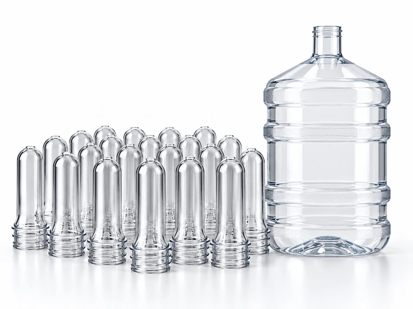 5-Gallon Water Bottle Heavy Duty PET Preforms (55mm Neck)