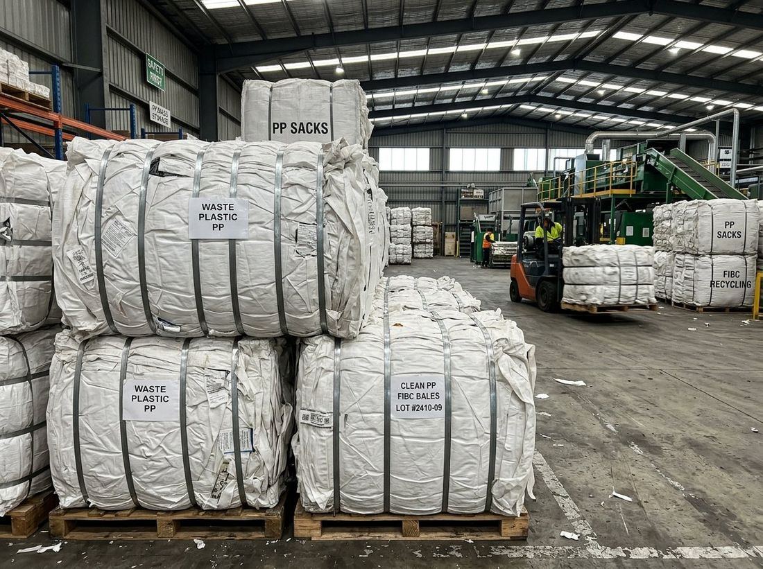 PP Woven Bags & Straps Scrap (FIBC Jumbo Bags)