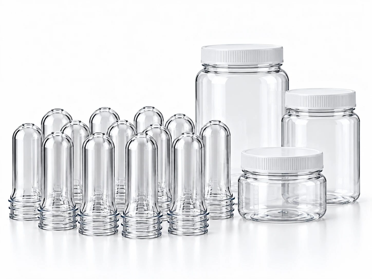 Wide-Mouth Food Jars & Container Preforms (63mm to 120mm)