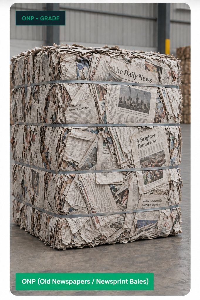ONP (Old Newspapers / Newsprint Bales)